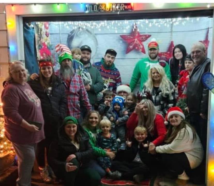Santa Tom with a group of participants at a Central Missouri Community Event